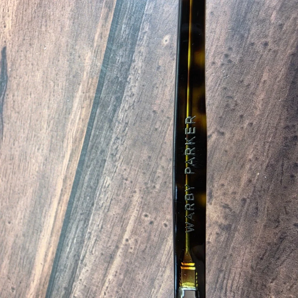 Warby Parker Nancy W 283 Tortoise Shell Geometric Oversized Eyeglasses 57-17-140
